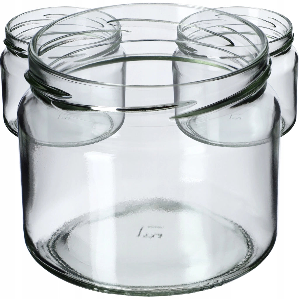 KADAX 10 pezzi Barattoli da 330 ml Barattoli da 300 ml Per Miele Conserve Marmellate Vetro Fi 82