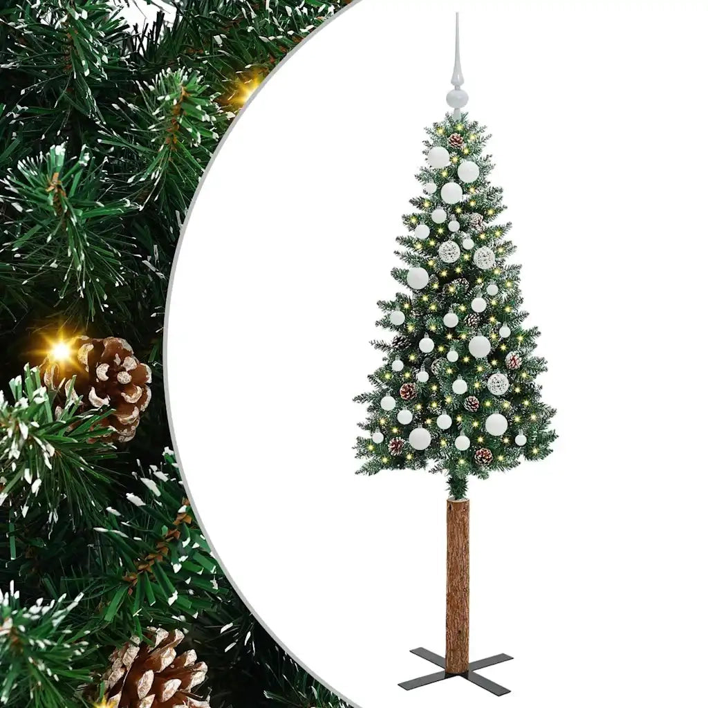 Albero di Natale snodato con 150 LED con supporto Verde 150 cm 3394889
