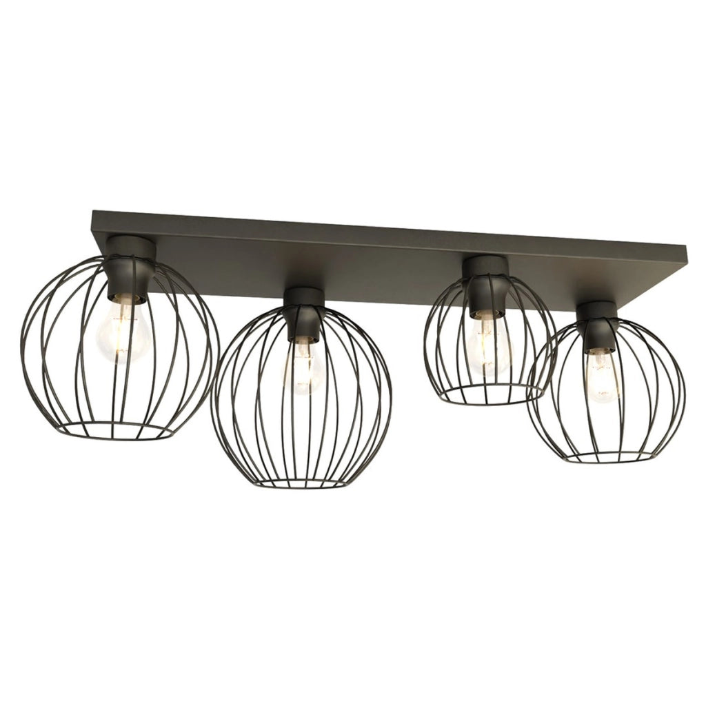 Lampada a sospensione NEST in acciaio nero
