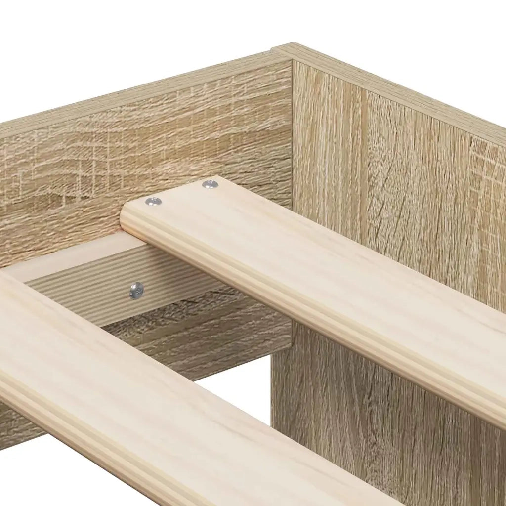 Struttura del letto con cassetto Rovere Sonoma 90 x 190 cm 3335207