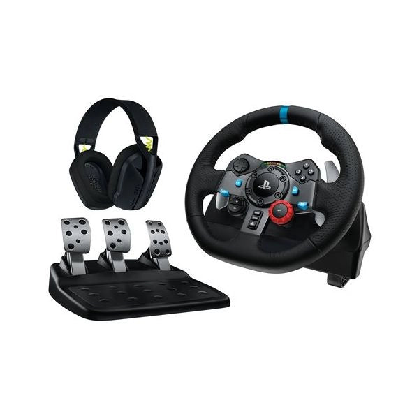 Volante e pedaliera simulatore guida logitech 991-000539 g series g29
