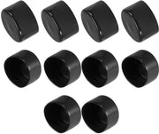Flessi di gomma flexibili 50 mm ID - 10 pezzi - Protezioni cavi in vinile nero - Materiali morbidi e resistenti - Dadi di gomma
