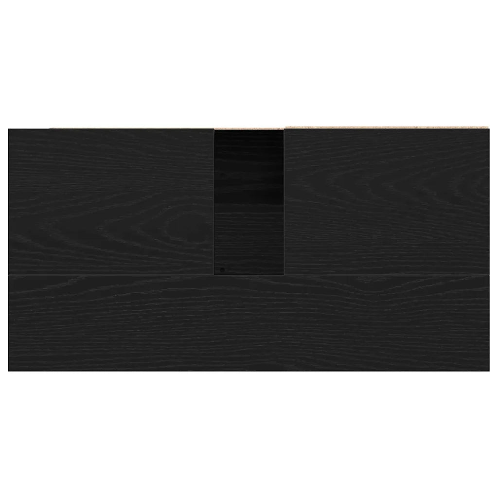 Mobile da Bagno Rovere Nero 65 x 33 x 60 cm Legno multistrato 862812