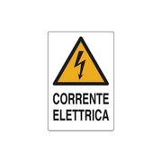Cartello corrente elettrica cm 20X30