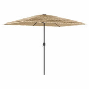 Ombrello | Parasolne Giardino con Palo in Acciaio Marrone 300x200x250 cm