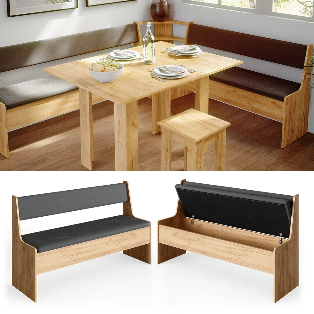 Vicco Panca ad angolo Quercia dorata 136.6 x 41.5 cm