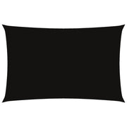 Parasole a Vela Oxford Rettangolare 2,5x5 m Nero