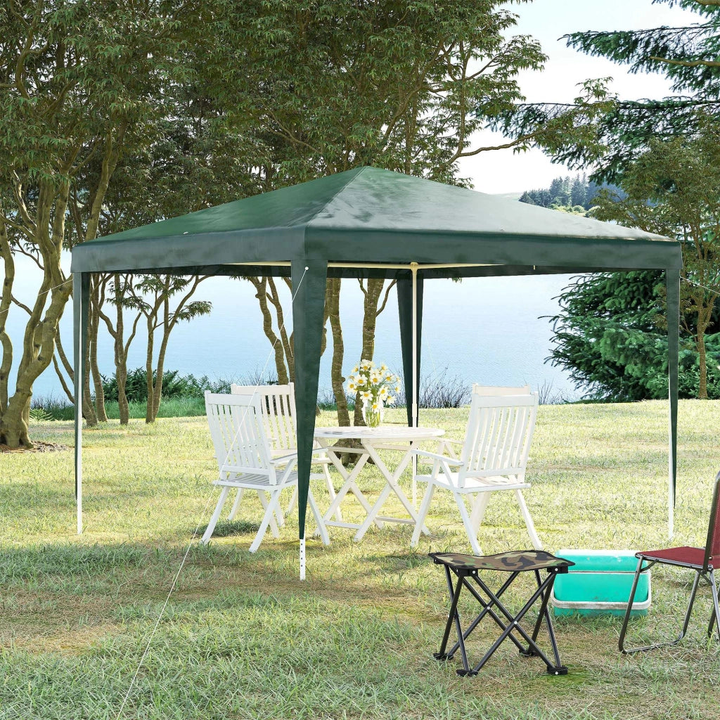 Gazebo da Giardino 3x3 m Portatile ¨C zephmum ¨C Verde