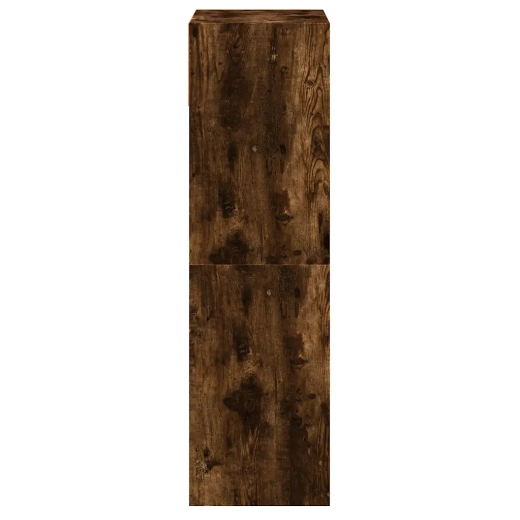 Scarpiera | Mobile per scarpe Rovere Fumo 60x34x116 cm in Legno Multistrato