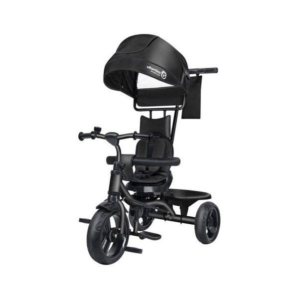 Triciclo globo 05567 vitamina g evo 5 in 1 con parasole nero