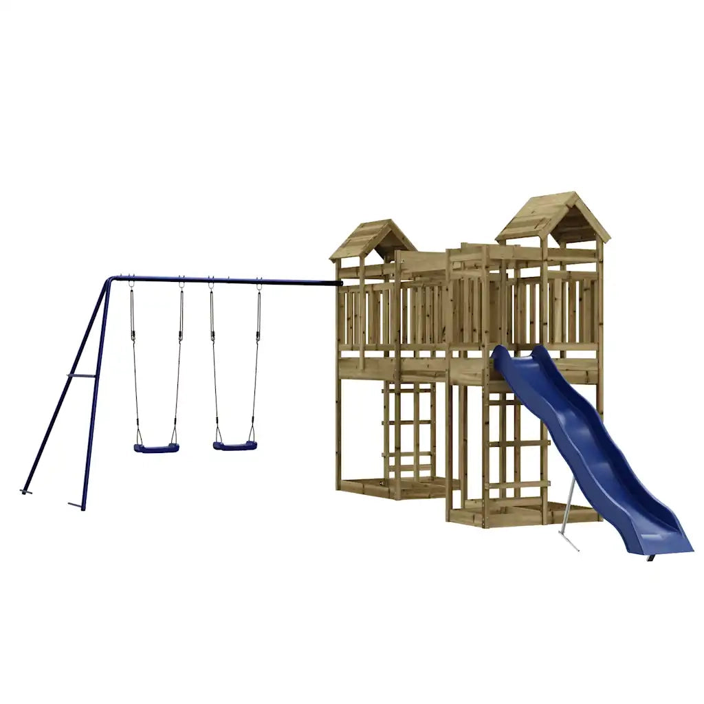 Set da Gioco da Esterno in Legno di Pino Impregnato 3156891