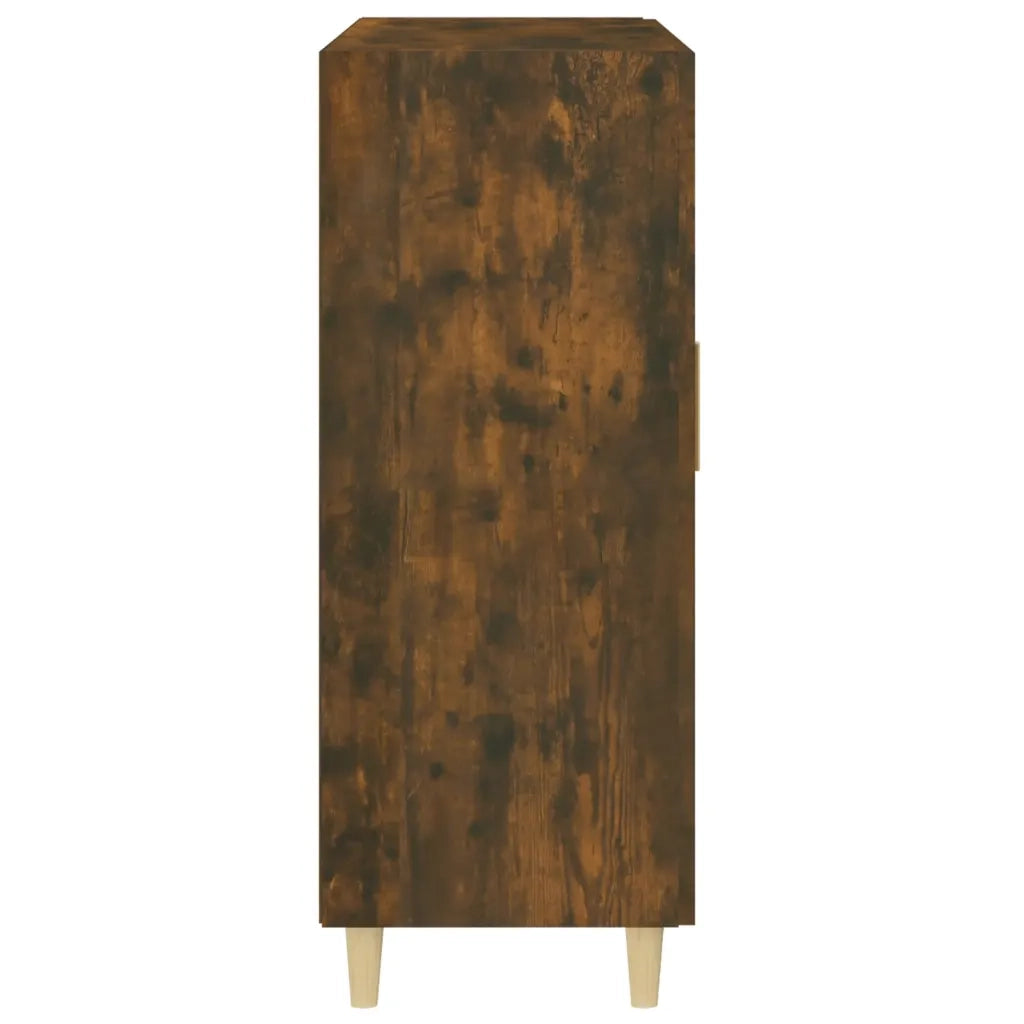 Credenza | Madia | Buffet da pranzo | Armadio da pranzo Rovere Fumo 69,5x34x90 cm in Legno Multistrato
