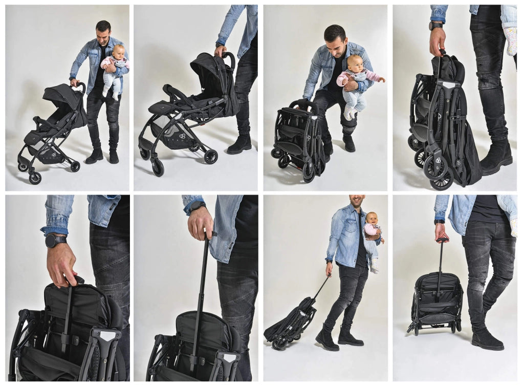 Passeggino Trolley Pieghevole per Bambini Barotti Nice Girl