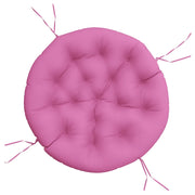 Cuscino Rotondo Rosa ? 100x11 cm in Tessuto Oxford
