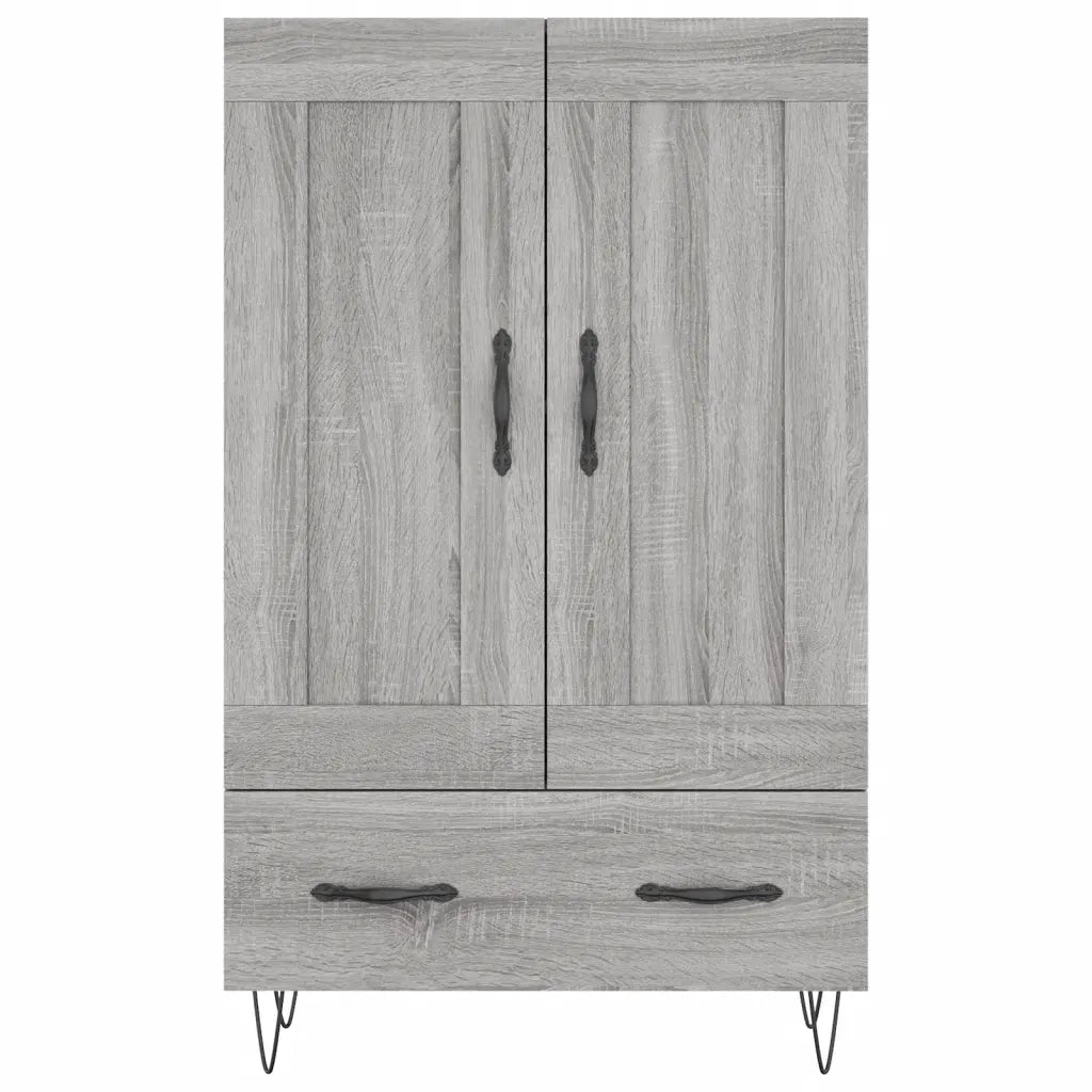 Credenza-Buffet-Armadio da cucina Grigio Sonoma 69,5x31x115 cm in Legno Multistrato 161610