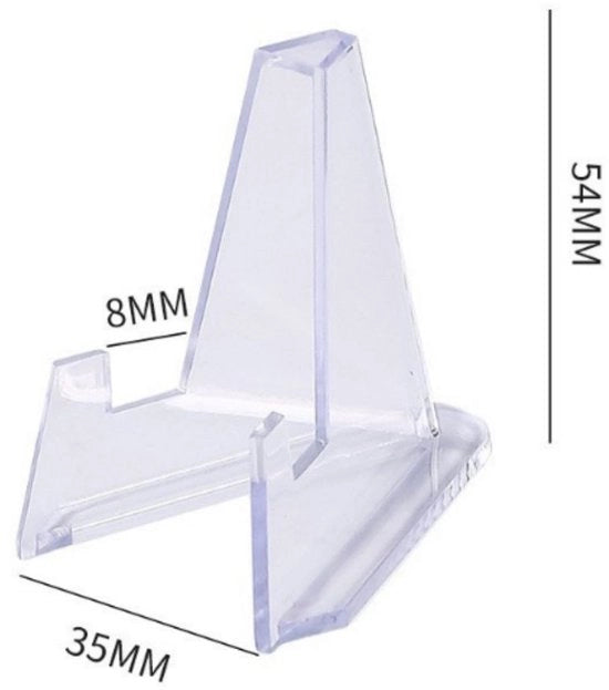 Display per Monete - 24 pezzi - Standard Moneta - Altezza 5,4 cm Ospite per Carte - Ospite per Carte - Standard per Monete - Transparente - Ospite per Visite - Ospite per Monete - Raccoglitore per Carte - Ospite per Carte - Per Top Loader Pokémon -