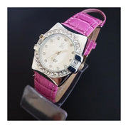 Trade Shop - Orologio Da Polso Donna Analogico Quarzo Moderno Fashion Brillantini Rosa -