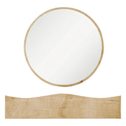 Cremano, Mobile da Ingresso Specchio Incluso, 82x30x15h cm Marrone Rovere