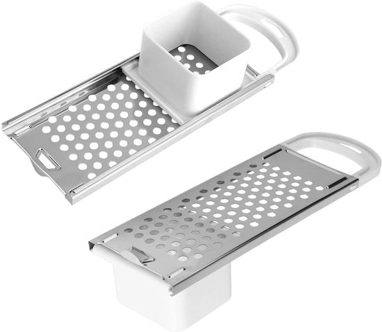 Faccia Spätzle - Faccia in Acciaio Inossidabile - Strumento per Faccia Tedesca - Manico Comodo - Set a 2 pezzi