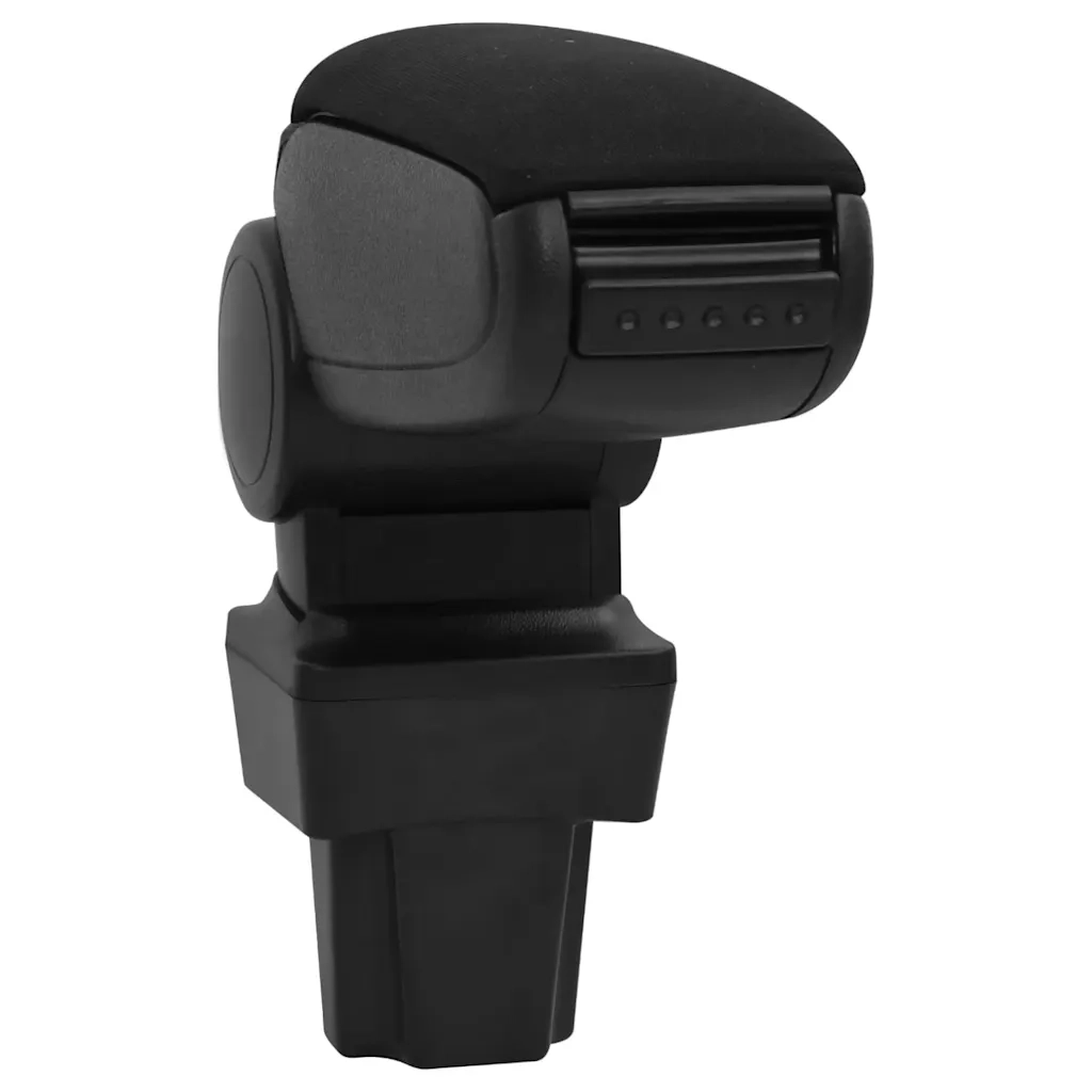 Bracciolo per Auto Nero 11,5x32x(30-50) cm in ABS CFW1023397