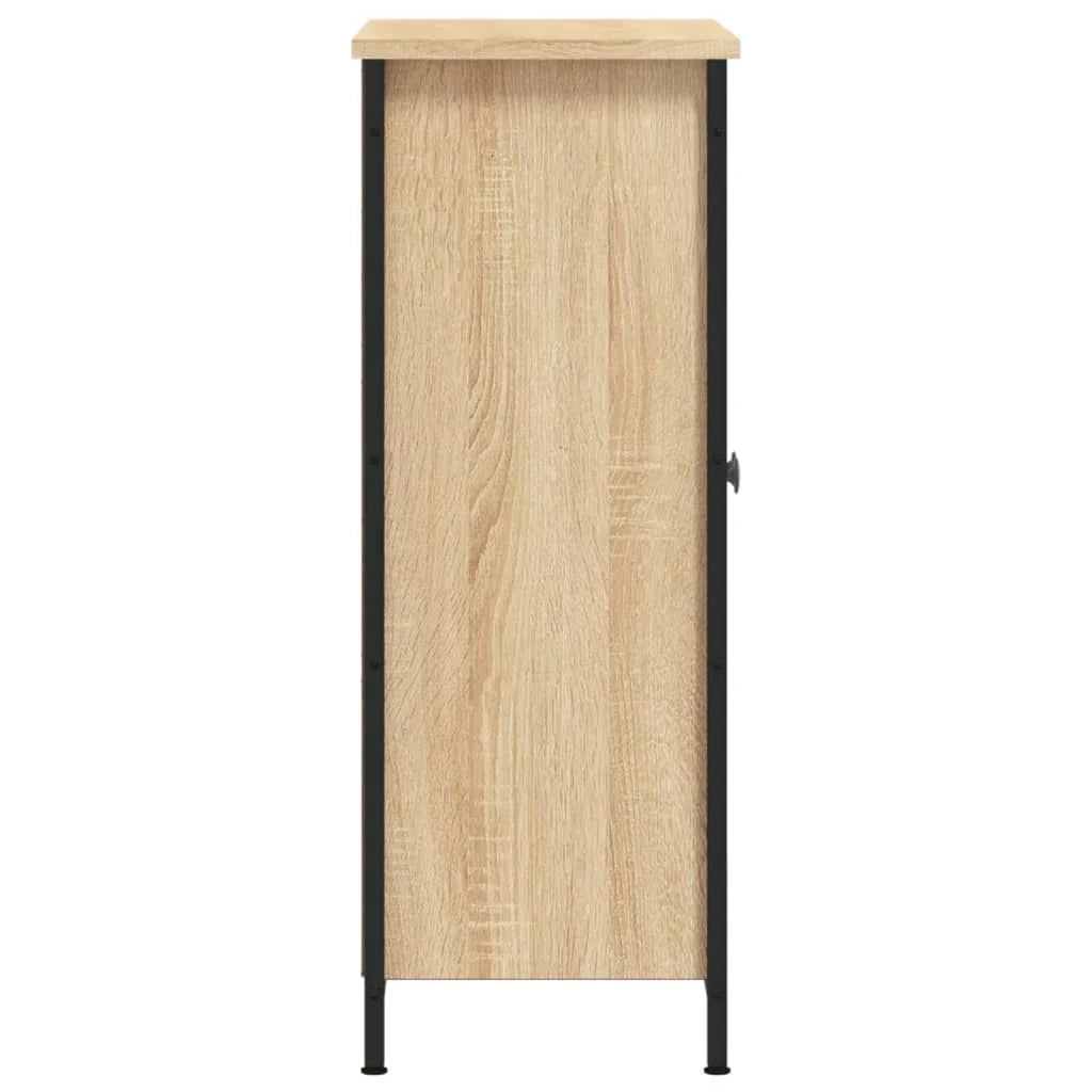 Buffet credenza cassettiera armadio mobile contenitore organizer cucina soggiorno rovere Sonoma 70 x 30 x 80 cm legno ingegnerizzato marrone 02_0031695