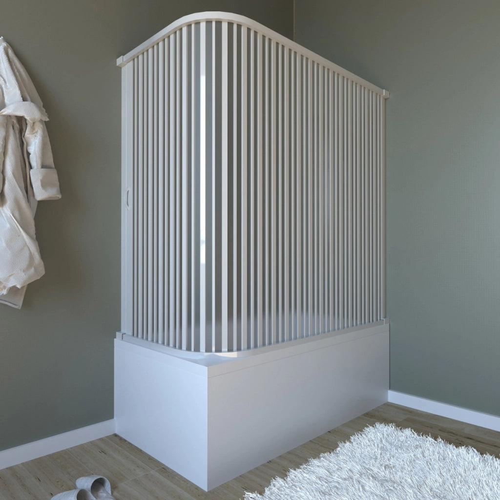 Sopra vasca in pvc bianco 1 anta h 150, misura 70x140