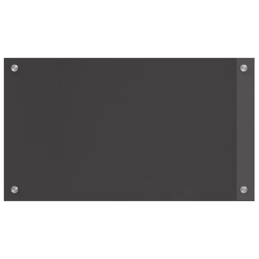 Schienale Cucina Grigio Scuro 70x40x0,6 cm in Vetro Temperato di
