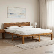 Letto matrimoniale con testiera ROSTOCK Naturale 180 x 200 cm 3405456