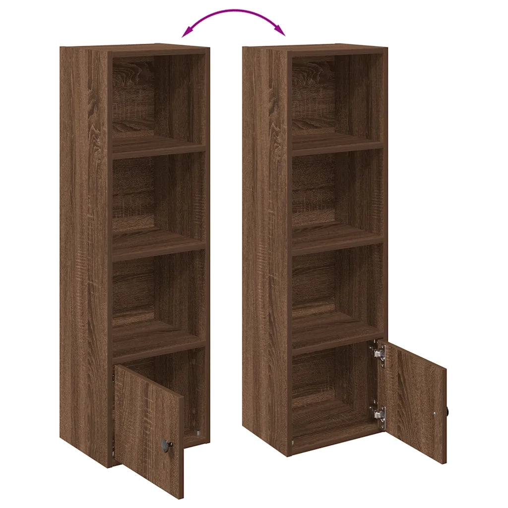 Libreria Rovere Marrone 31x24x102 cm in Legno Multistrato 860343