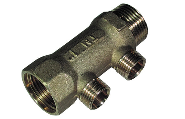 COLLETTORE MF DA 1 x 1/2 PER OGIVA TEFLON- 2 Vie- TIEMM- pezzi 1