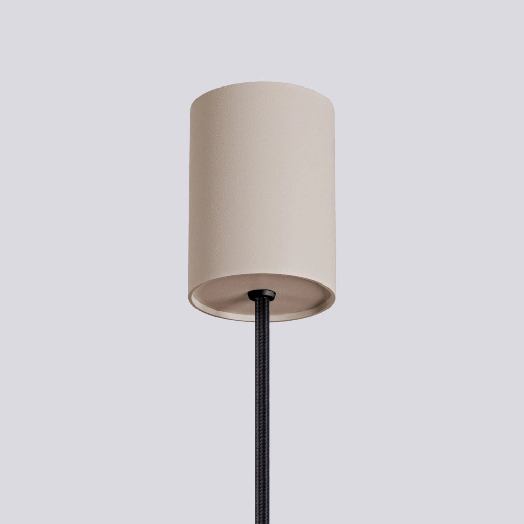 Lampada sospensione moderna taupe vetro sfera G9 Pure Lume