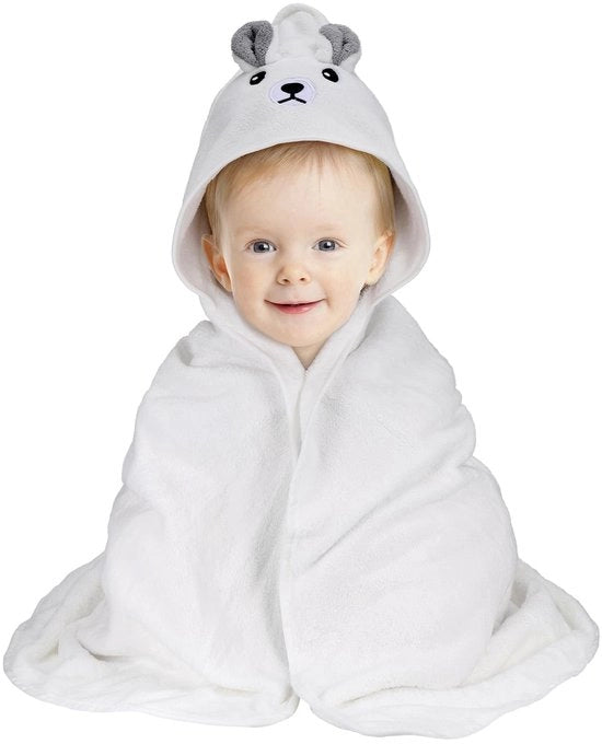 Asciugamano per Bambini con Cappuccio - 80 x 80 cm - Ultraleggero - Polyester/Nylon - Ideale per Bambini 0-3 Anni - Asciugamano per Bagno