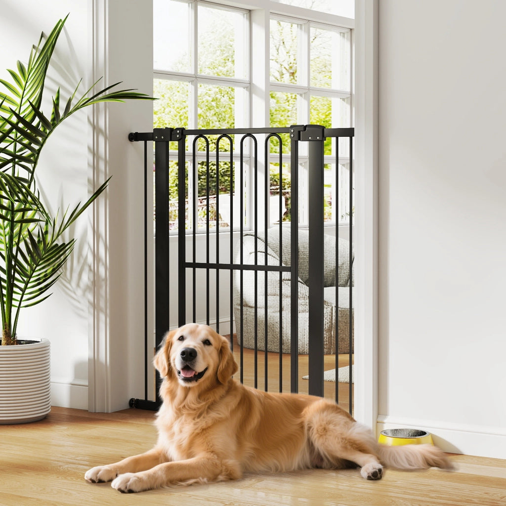 Cancelletto di Sicurezza per Cani 76-104 cm ¨C Xylo ¨C Barriera Estensibile senza Foratura