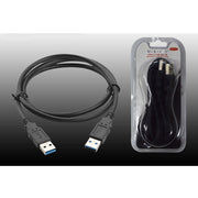 Trade Shop - Cavo 1mt Usb 3.0 Tipo Maschio Cable Prolunga Filo Per Pc Dati Maxtech Usb3.0-1m -