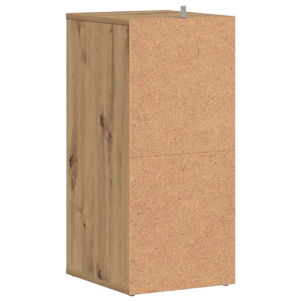 Scarpiere 2 pz | Mobile per scarpe Rovere Artigianale 32x35x70 cm in Truciolato