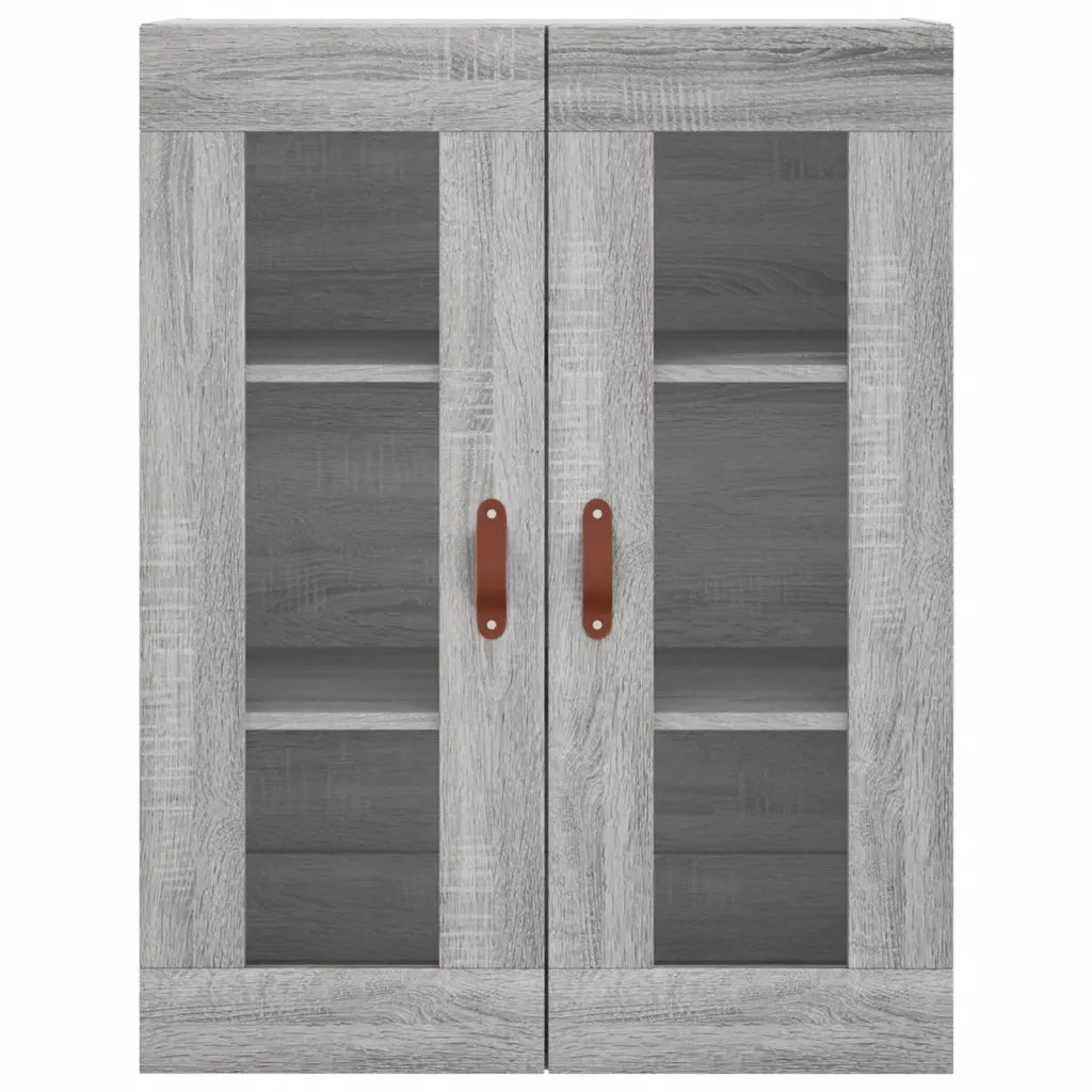 Armadietti a Parete 2 pz Grigio Sonoma in Legno Multistrato CFW2043944