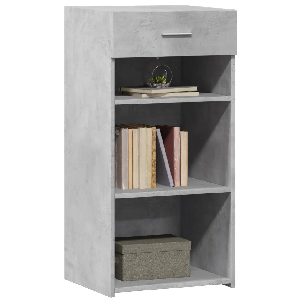 Credenza | Madia | Buffet da pranzo | Armadio da pranzo Grigio Cemento 45x42,5x93 cm in Legno Multistrato