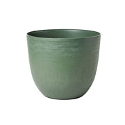 Vaso Rotondo Indoor e Outdoor Tera con Riserva D'acqua Over Forest Ø38 cm in Plastica Verde