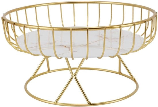 Elegante Stazione di Servizio per Frutta/Snack/Dolci - Adatta per Soggiorno/Cucina - Elegante Soluzione di Servizio - Scala