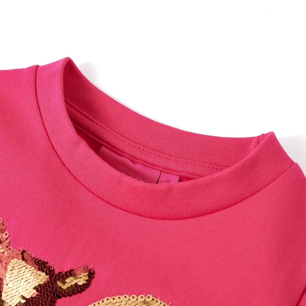 Felpa per Bambine Fucsia 92 14174