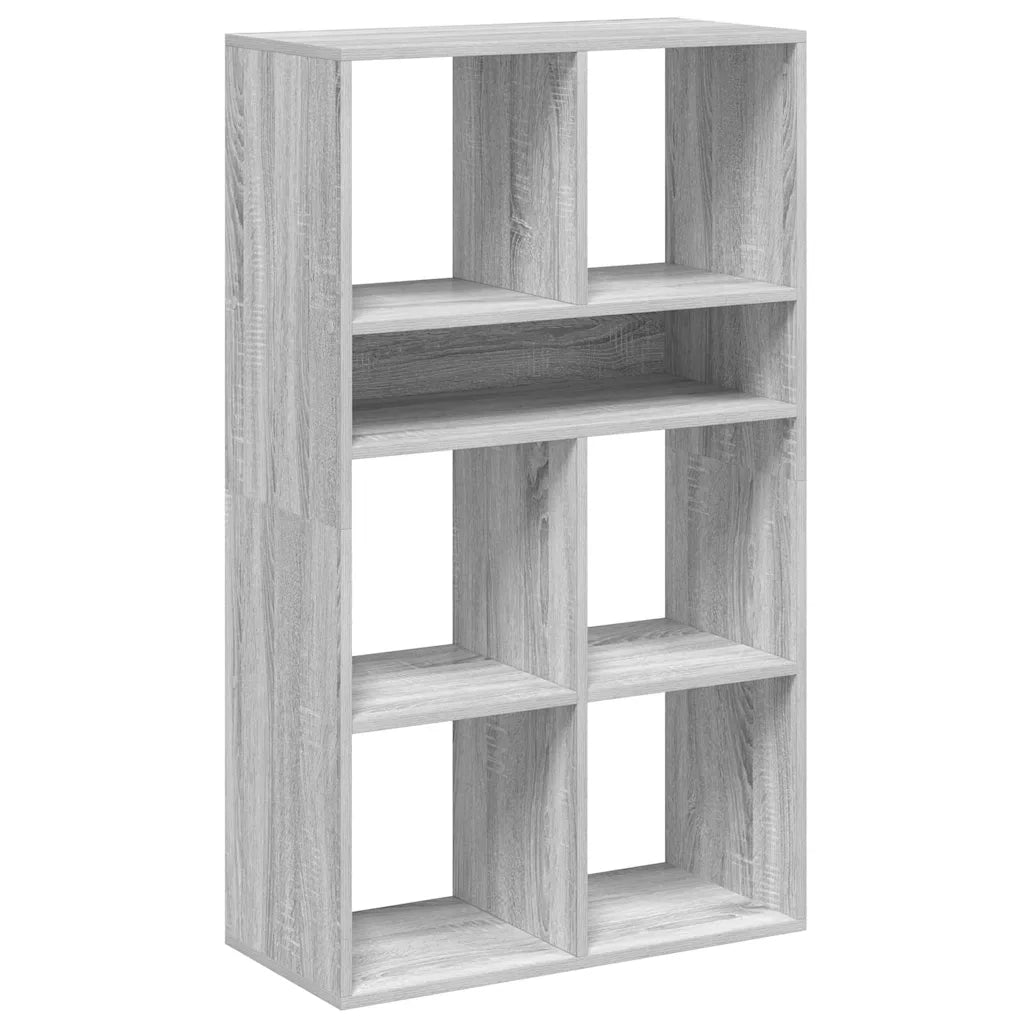 Libreria Grigio Sonoma 66x31x112 cm in Legno Multistrato 860306