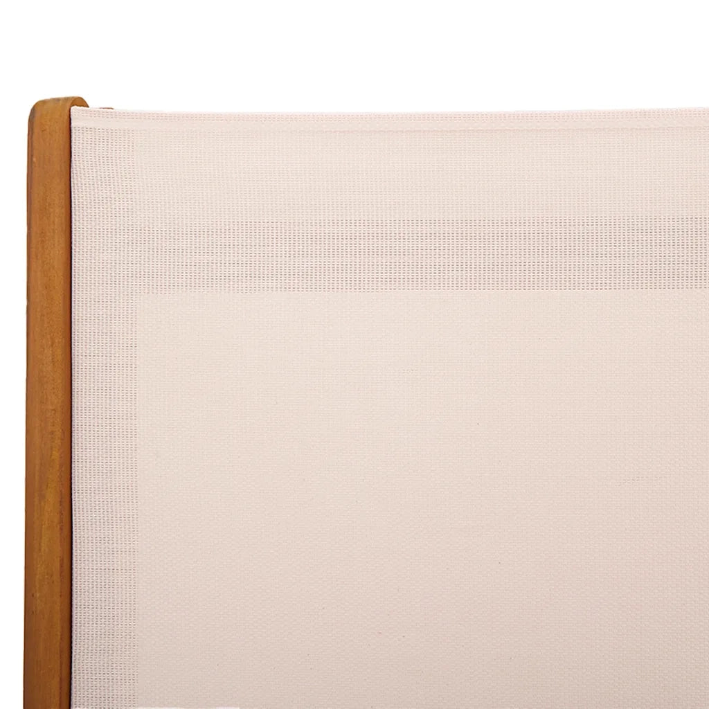Sedie da Giardino Pieghevoli 4 pz Massello d'Acacia e Textilene 3279235