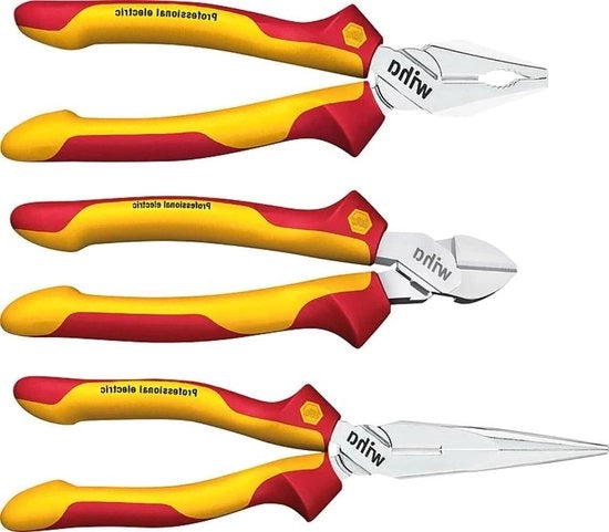 Alici Elettrici Professional - Alici Universali - Bocca Semi-Redonda - Corte Diagonale - 3 Unità (26852)