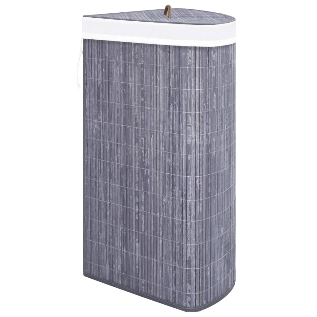 Cesto portabiancheria angolare in bambù 60 litri grigio 02_0006143