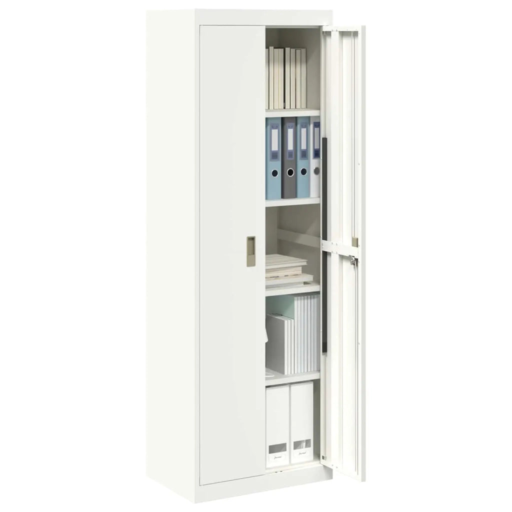 Armadio Bianco 60 x 40 x 180 cm Acciaio