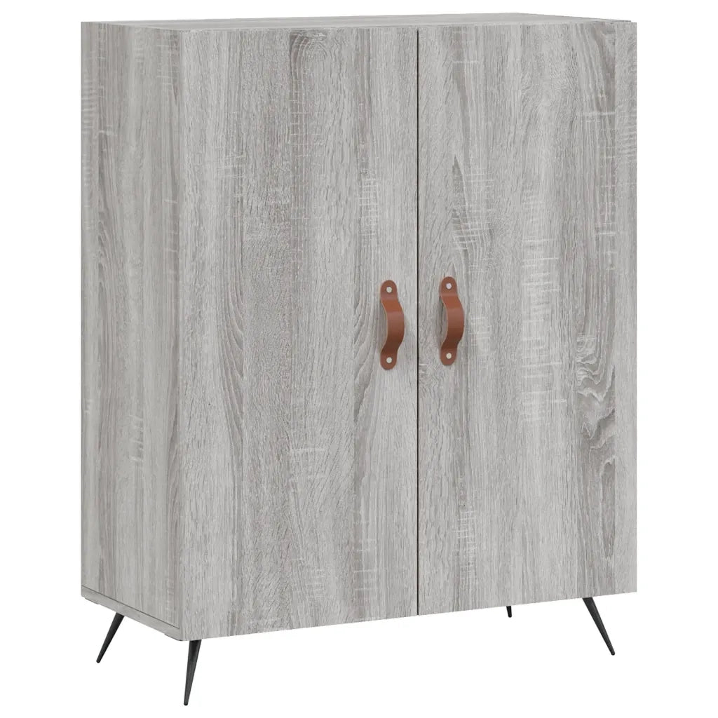 Credenza Grigio Sonoma 69,5x34x180 cm in Legno Multistrato 3195657