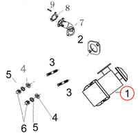 Filtro aria a bagno d’olio 250ml Filtro aria per motori Diesel