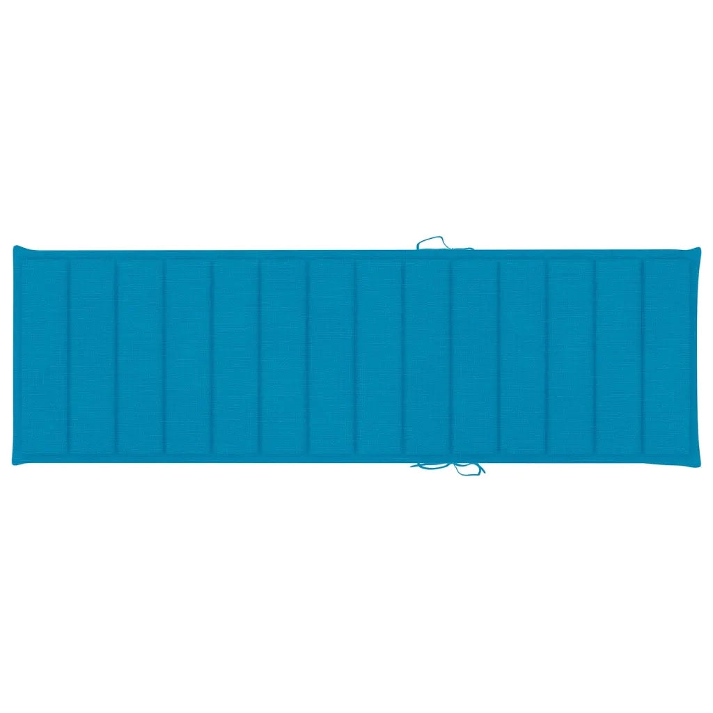 Lettino da Giardino con Tavolino Cuscino Legno Pino Impregnato cod mxl 7827