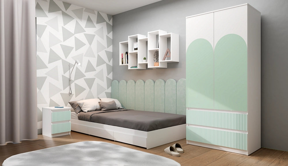 Comodino MALWA M2 ARTESO menta / menta