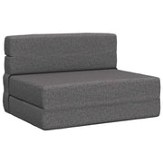 Divano letto | Sof¨¤ letto | Letto singolo Pieghevole Grigio Chiaro 70 x 80 x 60 cm Tessuto